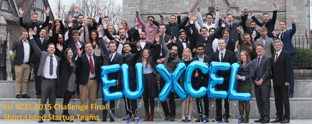 DC 03/11/2015 - REPRO FREEFREE PICAspiring tech entrepreneurs from across the European Union battled to win the EUXCEL virtual accelerator programme at UCC. From a shortlist of 12 international startup teams, the winners were announced at University College Cork (UCC) Ireland and include WeQ4U, Datamine, Craw.ly. Pic: Diane Cusack